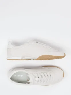THE HOFF BRAND – Sneaker aus Veloursleder Offwhite