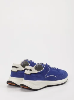 THE HOFF BRAND – Sneaker aus Velour/Textil Kobaltblau