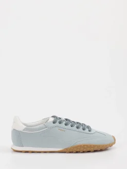 THE HOFF BRAND – Sneaker aus Veloursleder taubenblau