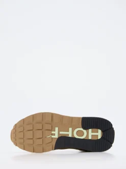 THE HOFF BRAND – Sneaker aus Textil und Veloursleder beige