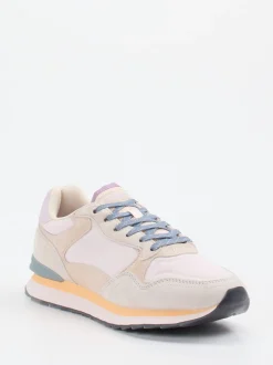 THE HOFF BRAND – Sneaker aus Veloursleder und Mesh Rosé