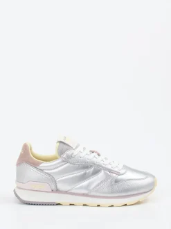 THE HOFF BRAND – Sneaker aus Metallic-Material silberfarben