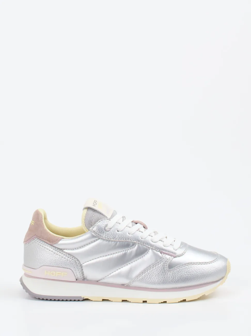 THE HOFF BRAND – Sneaker aus Metallic-Material silberfarben