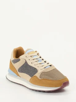 THE HOFF BRAND – Sneaker aus Veloursleder Beige