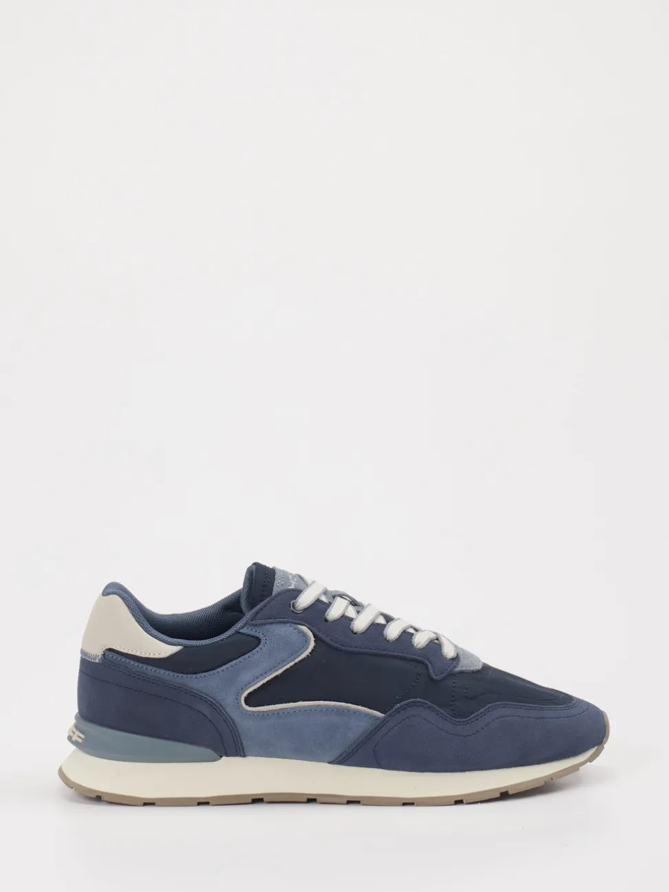 THE HOFF BRAND – Sneaker aus Textil und Lederoptik marineblau