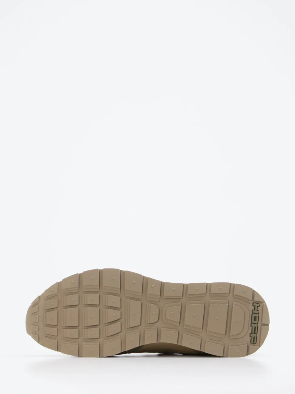 THE HOFF BRAND – Sneaker aus Leder-Mix in Graubeige