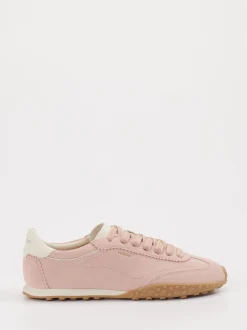 THE HOFF BRAND – Sneaker aus Veloursleder altrosa
