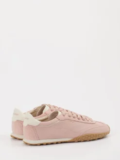 THE HOFF BRAND – Sneaker aus Veloursleder altrosa
