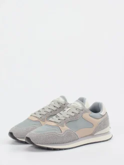 THE HOFF BRAND – Sneaker Düsseldorf aus Veloursleder grau