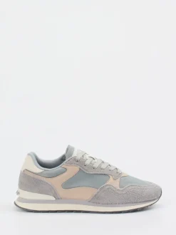 THE HOFF BRAND – Sneaker Düsseldorf aus Veloursleder grau