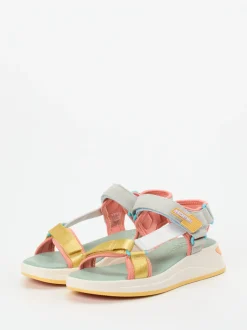 THE HOFF BRAND – Trekking-Sandalen aus Textil und Veloursleder