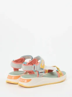 THE HOFF BRAND – Trekking-Sandalen aus Textil und Veloursleder