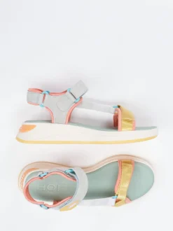 THE HOFF BRAND – Trekking-Sandalen aus Textil und Veloursleder