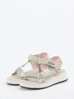 THE HOFF BRAND – Trekking-Sandalen aus Textil grün