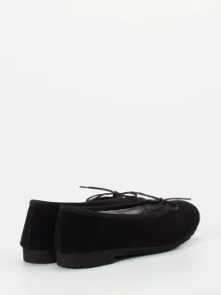 Thierry Rabotin – Ballerinas aus Veloursleder schwarz