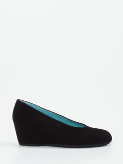Thierry Rabotin – Keilpumps aus Veloursleder schwarz