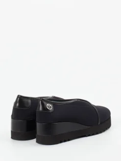Thierry Rabotin – Keilpumps aus Textil in Schwarz