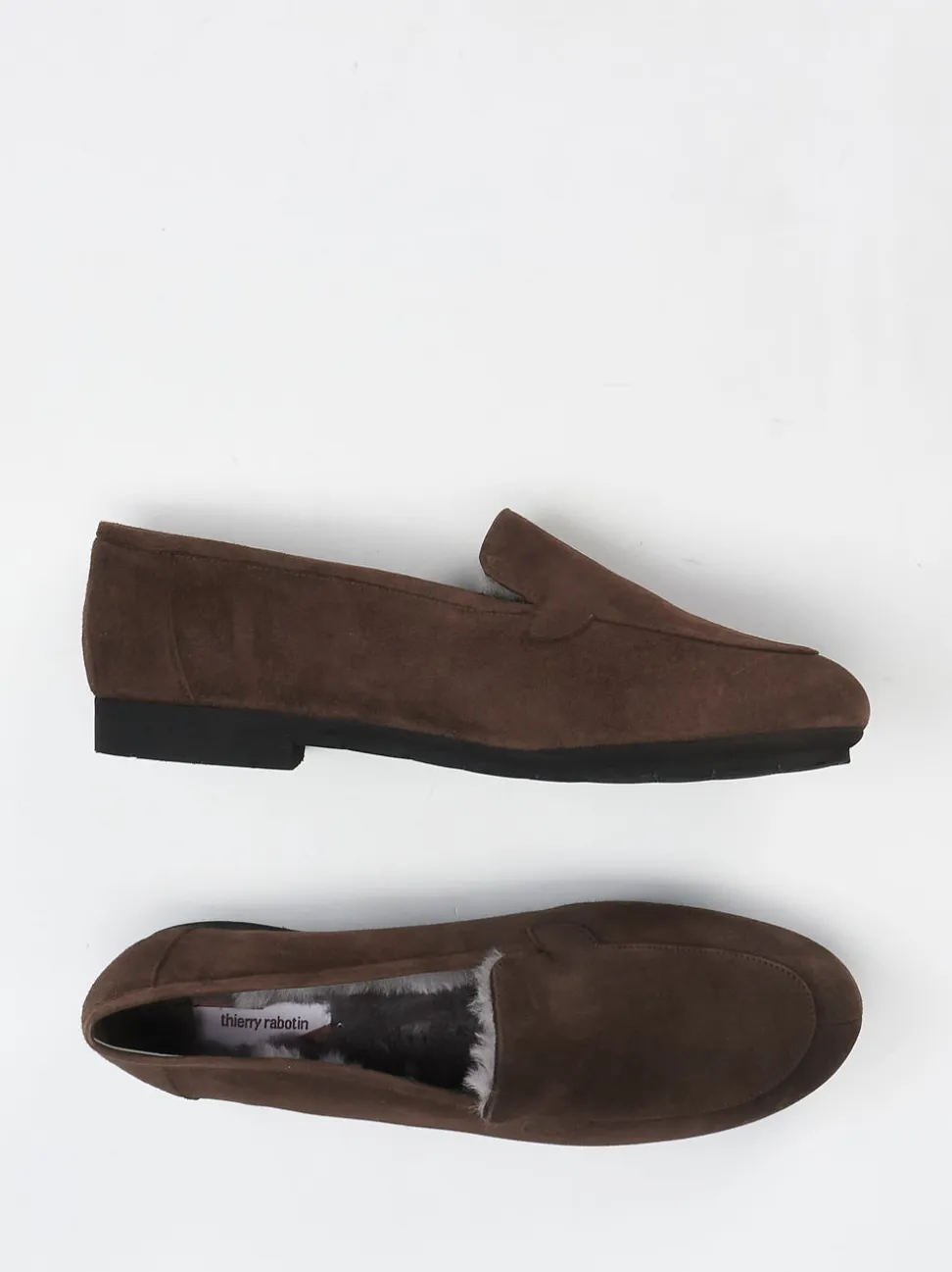 Thierry Rabotin – Loafer aus Veloursleder braun
