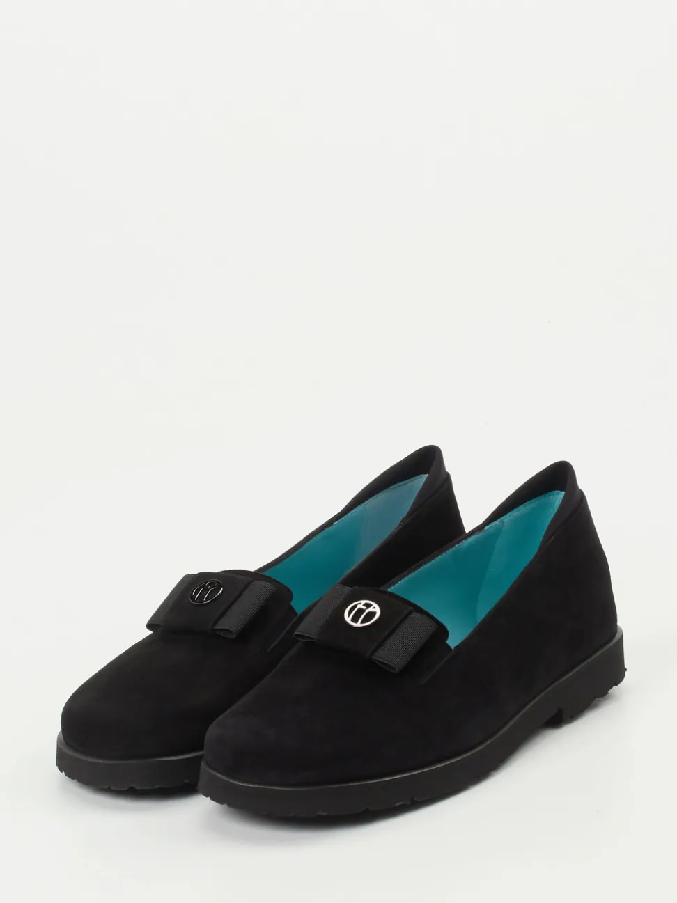 Thierry Rabotin – Loafer aus Veloursleder Schwarz