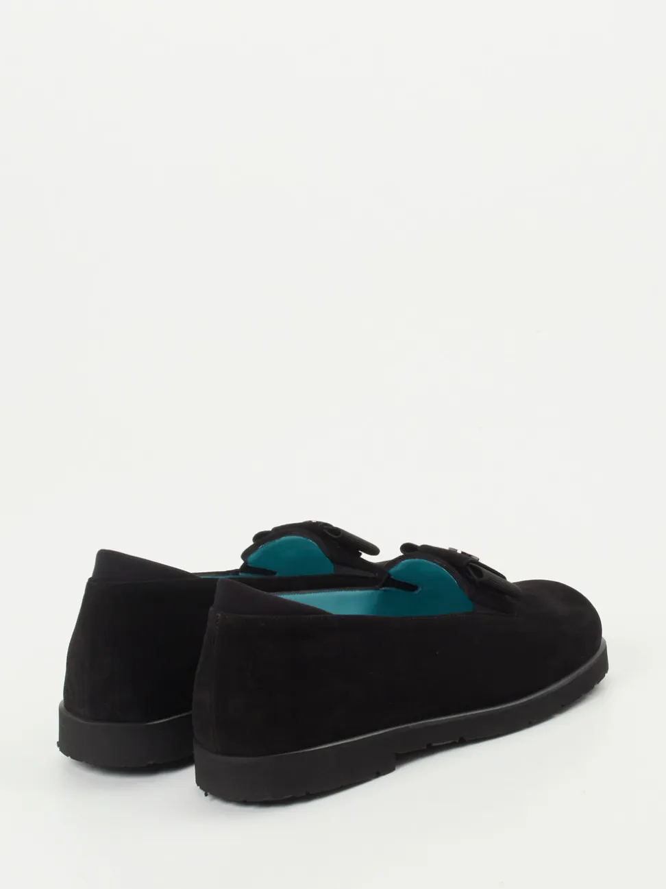Thierry Rabotin – Loafer aus Veloursleder Schwarz