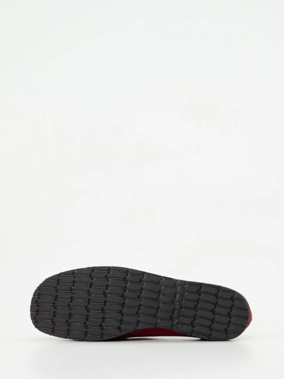 Thierry Rabotin – Loafer aus Veloursleder bordeauxrot
