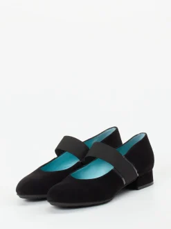 Thierry Rabotin – Mary Janes aus Veloursleder schwarz