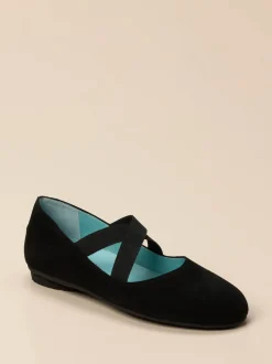 Thierry Rabotin – Mary Janes aus Veloursleder schwarz