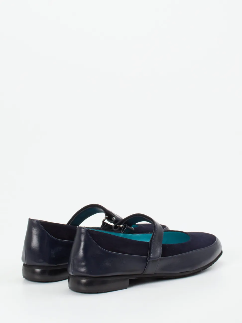 Thierry Rabotin – Mary Jane Ballerinas aus Lammleder Dunkelblau