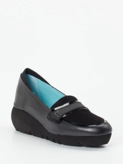 Thierry Rabotin – Plateau-Loafer aus Veloursleder Schwarz