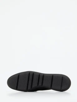 Thierry Rabotin – Plateau-Loafer aus Veloursleder Schwarz
