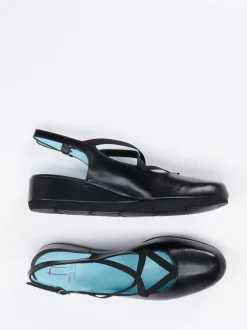 Thierry Rabotin – Slingpumps aus Lammleder Schwarz