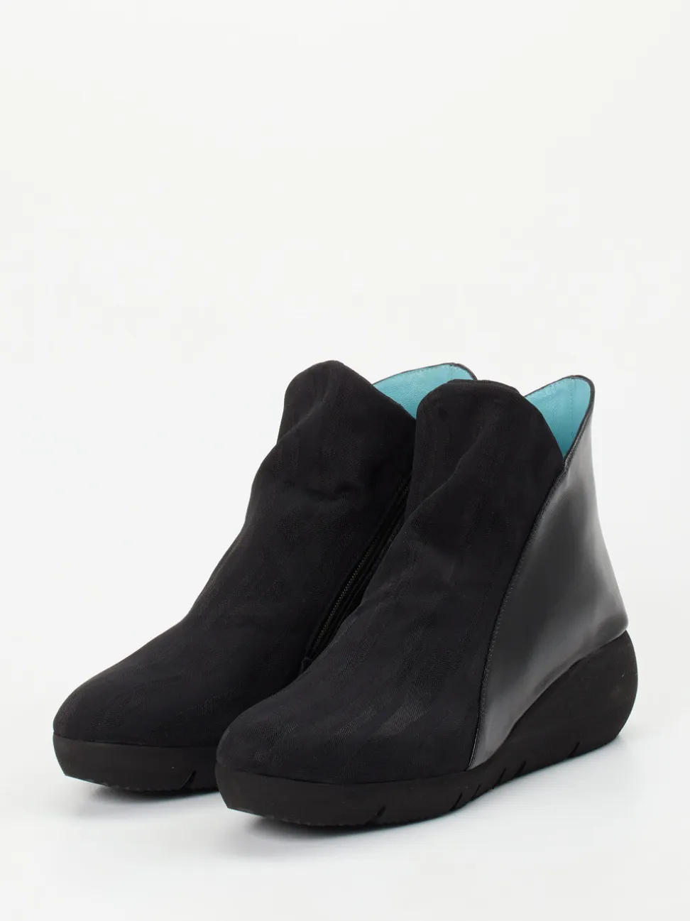 Thierry Rabotin – Stiefelette aus Textil und Lammnappa