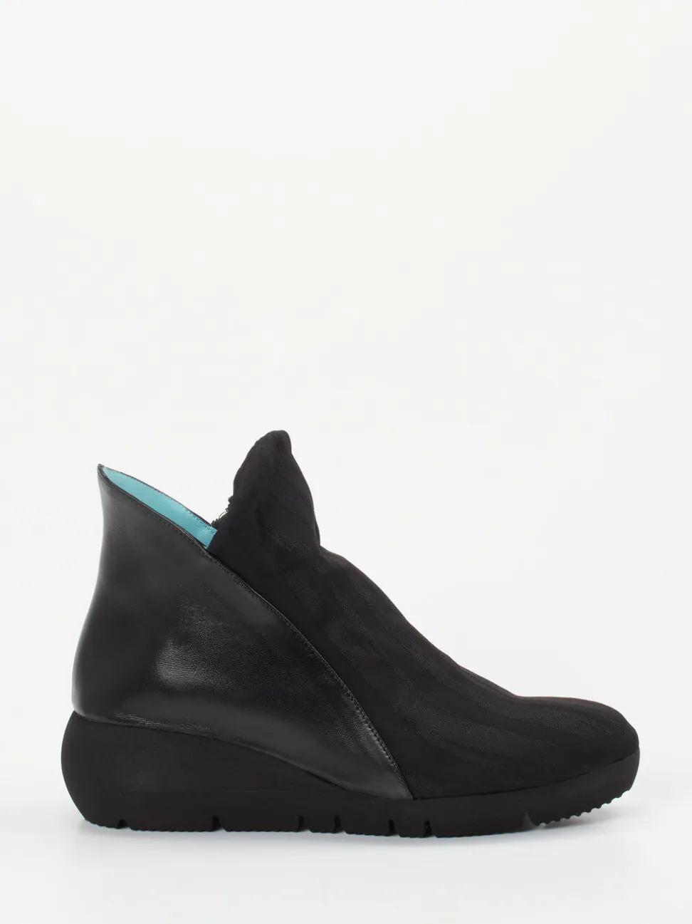Thierry Rabotin – Stiefelette aus Textil und Lammnappa