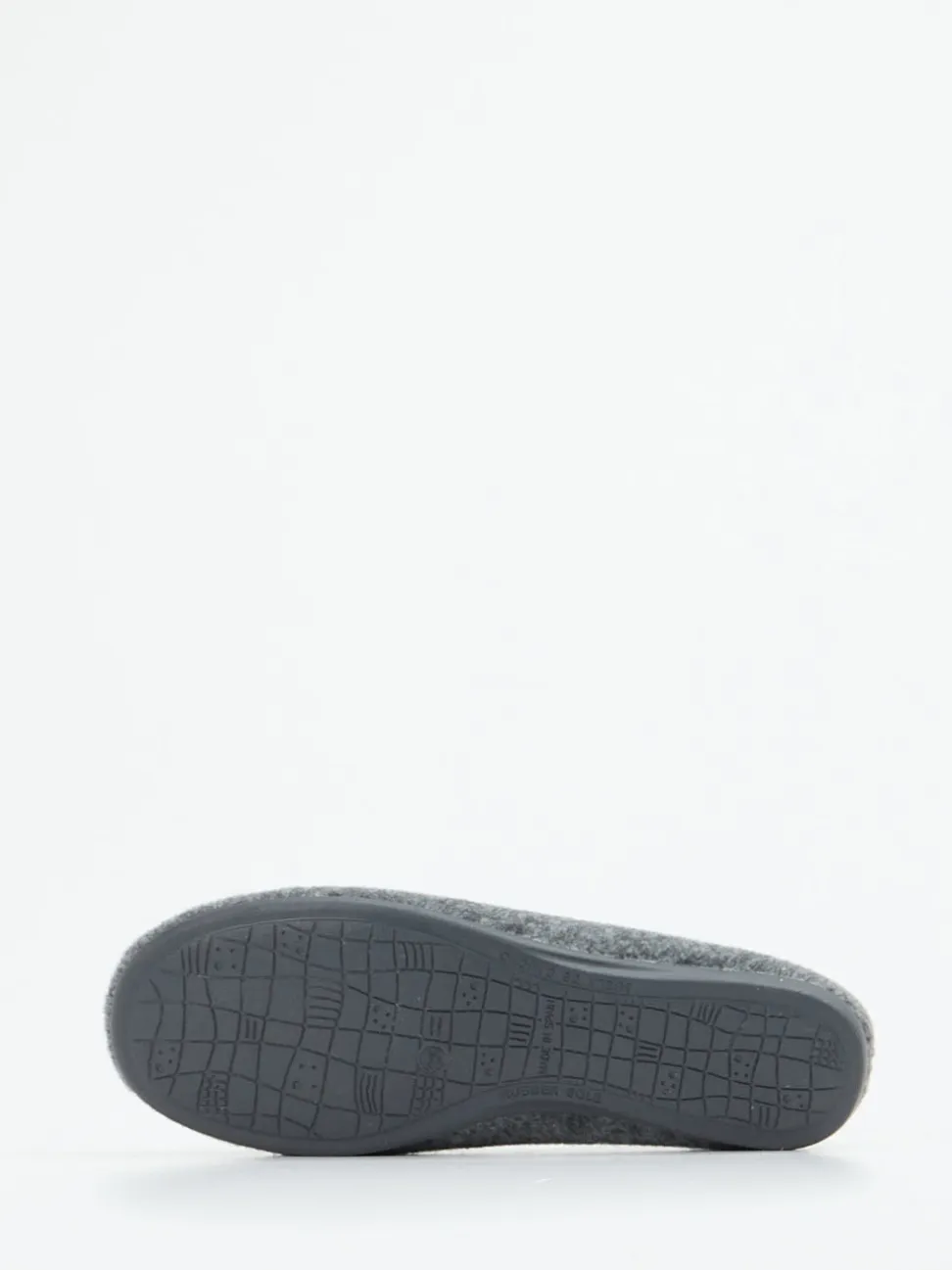 Thies – Ballerina-Hausschuh aus Wollfilz anthrazit