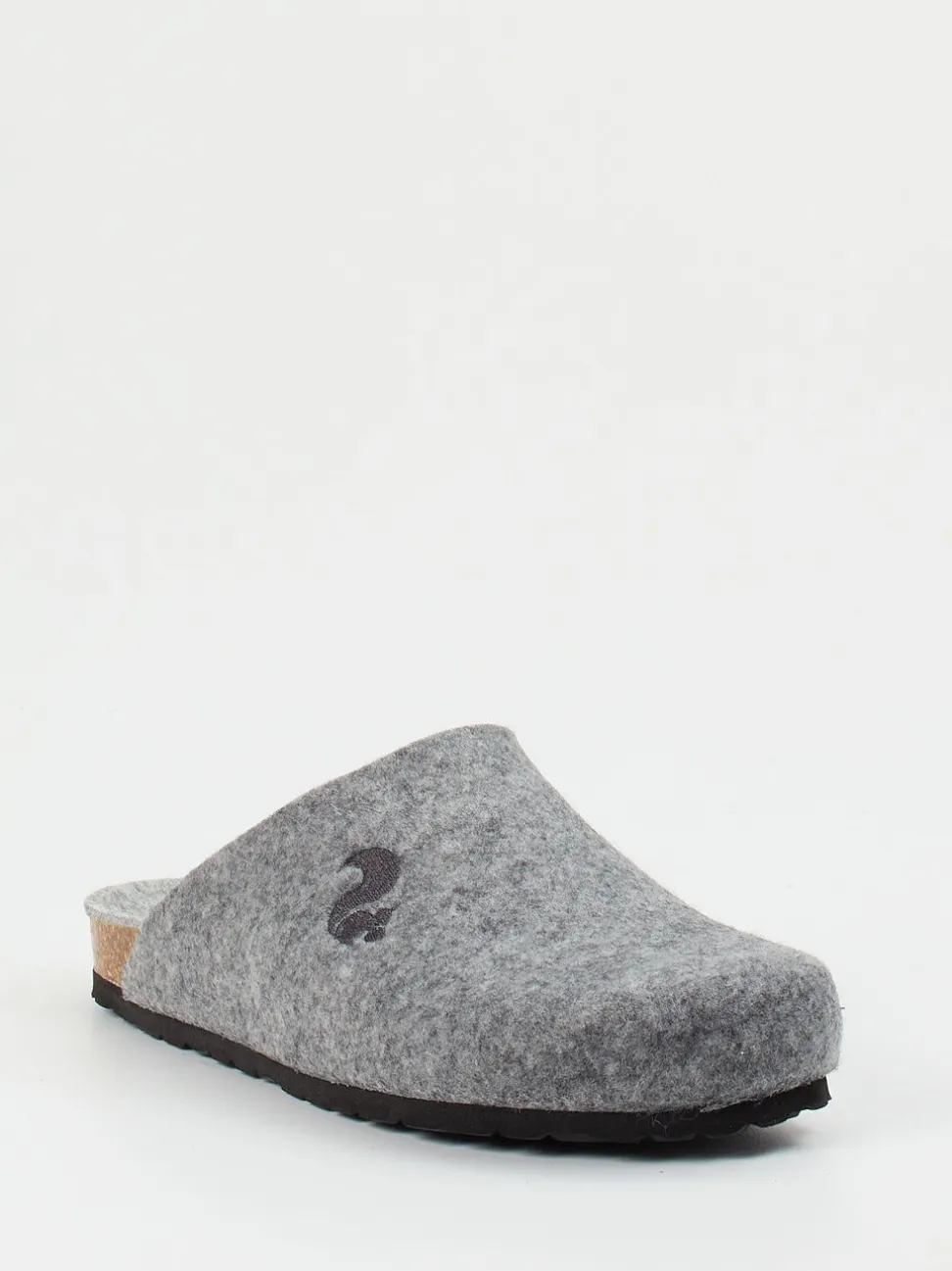 Thies – Filzpantoffeln aus Wollmix in Grau