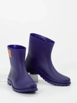 Thies – Gummistiefel aus veganem Gummi Dunkellila