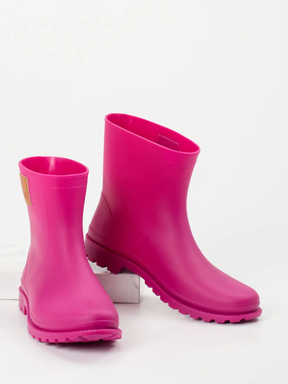 Thies – Gummistiefel aus veganem Material pink