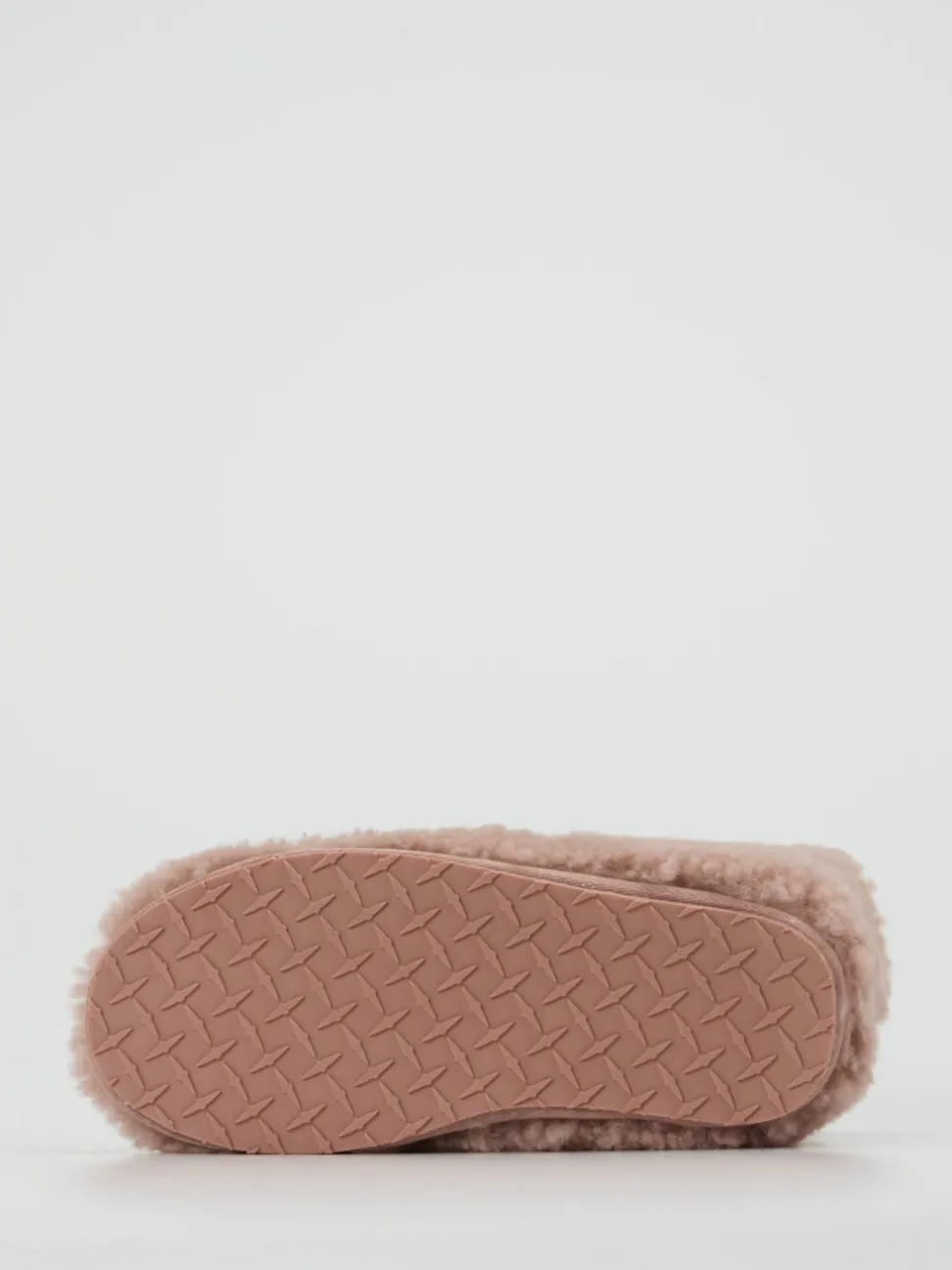 Thies – Hausschuh-Booties aus Fell in Altrosa