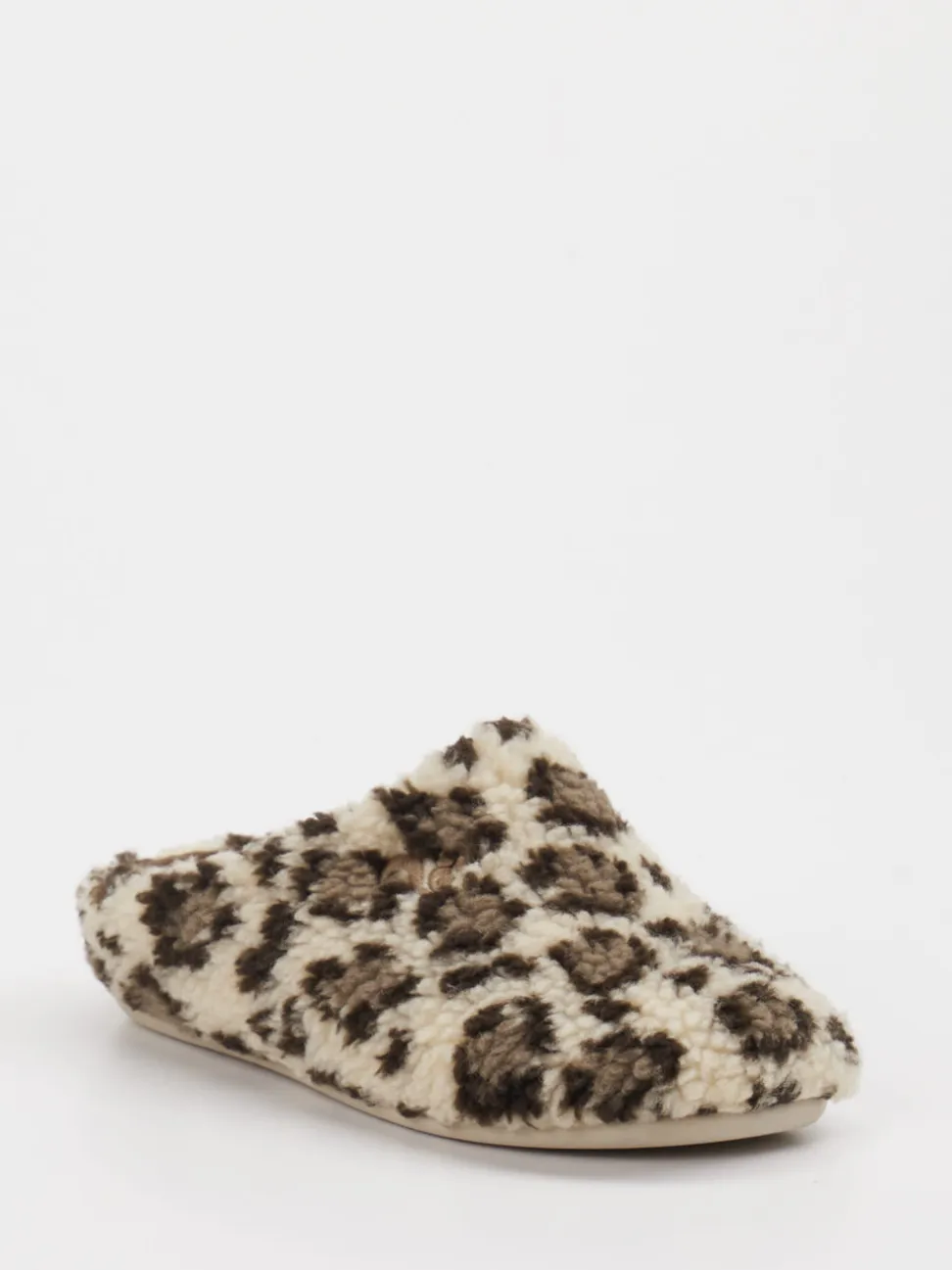 Thies – Hausschuhe aus Textil in Leoprint-Optik
