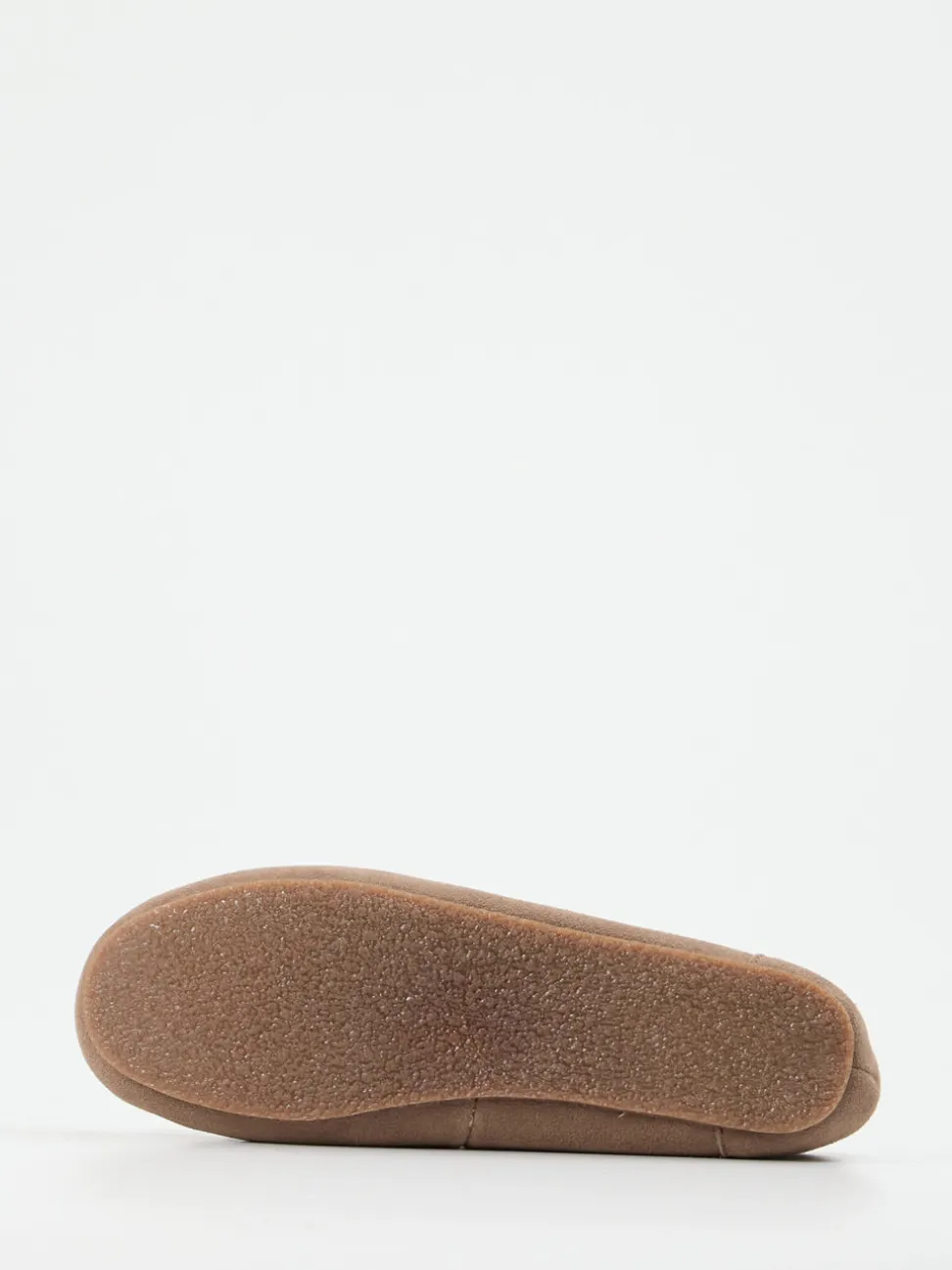 Thies – Mokassin-Hausschuh aus Veloursleder taupe