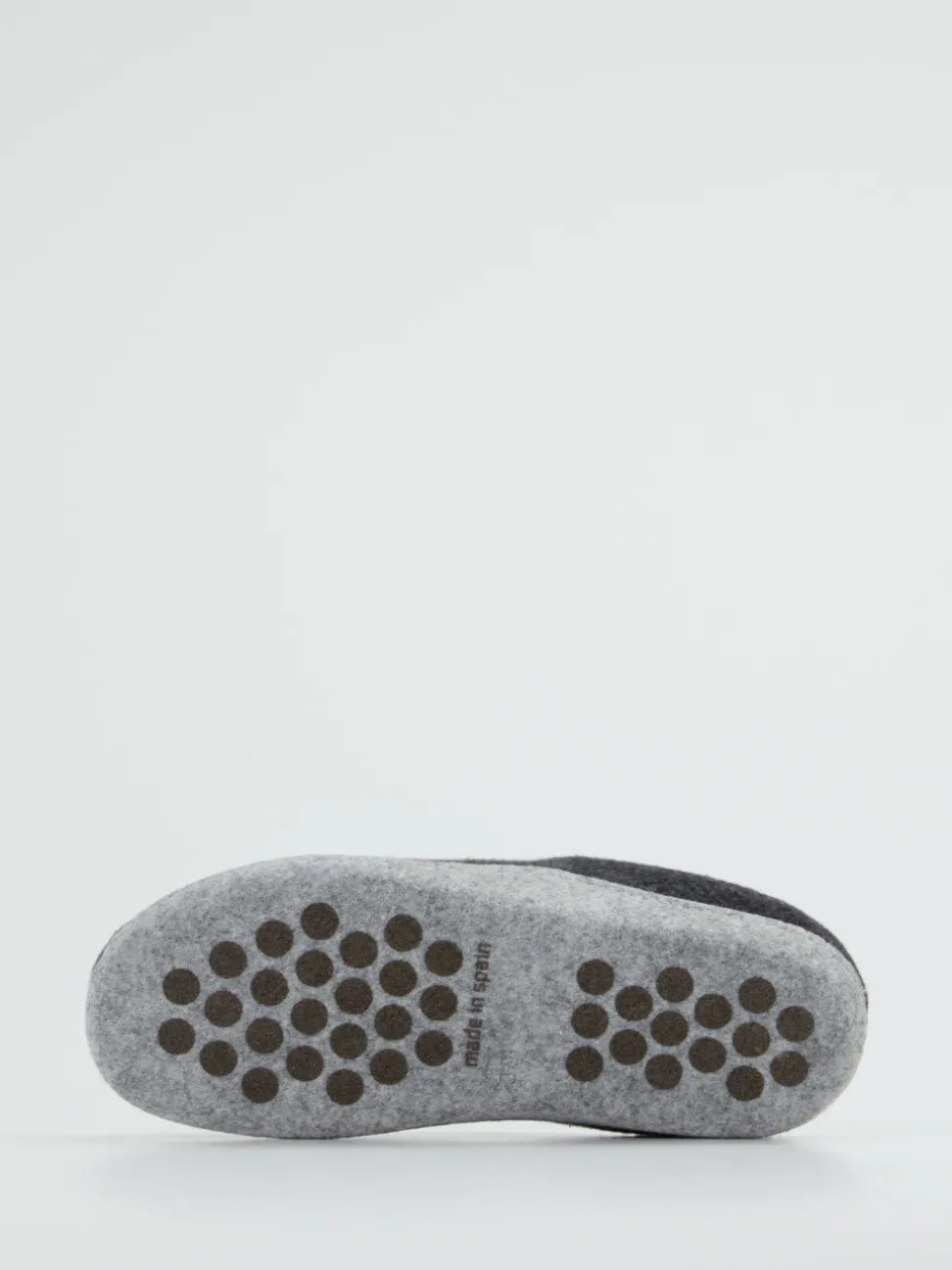 Thies – Pantoffeln aus Recycling-Filz in Grau