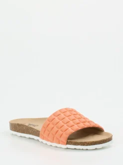Thies – Pantolette aus Textil in Koralle