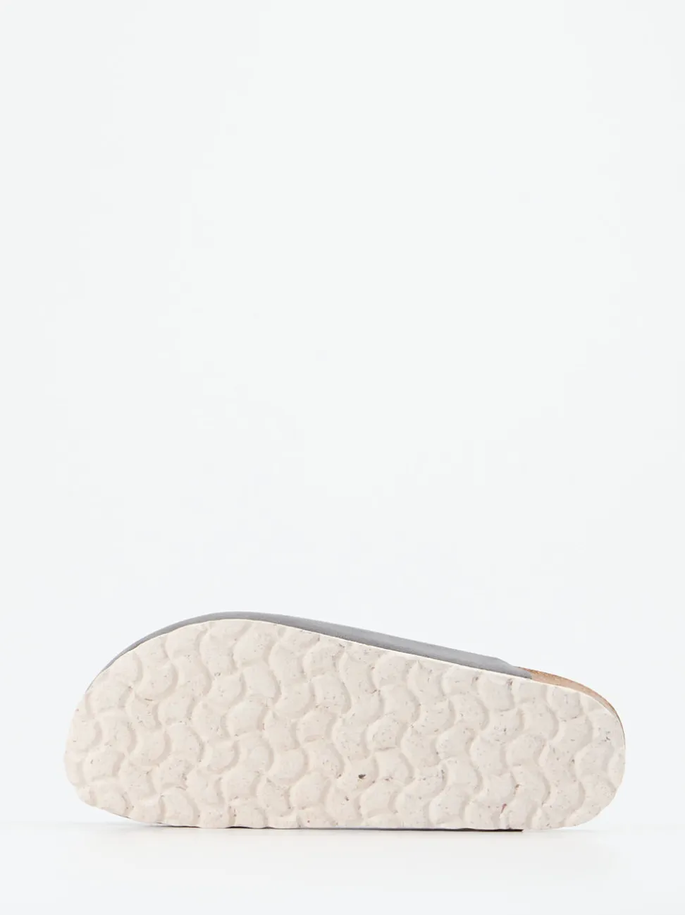 Thies – Pantolette aus Veloursleder in Grau