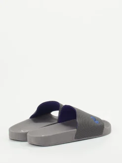 Thies – Slides aus Textil mit EVA-Fußbett in Grau