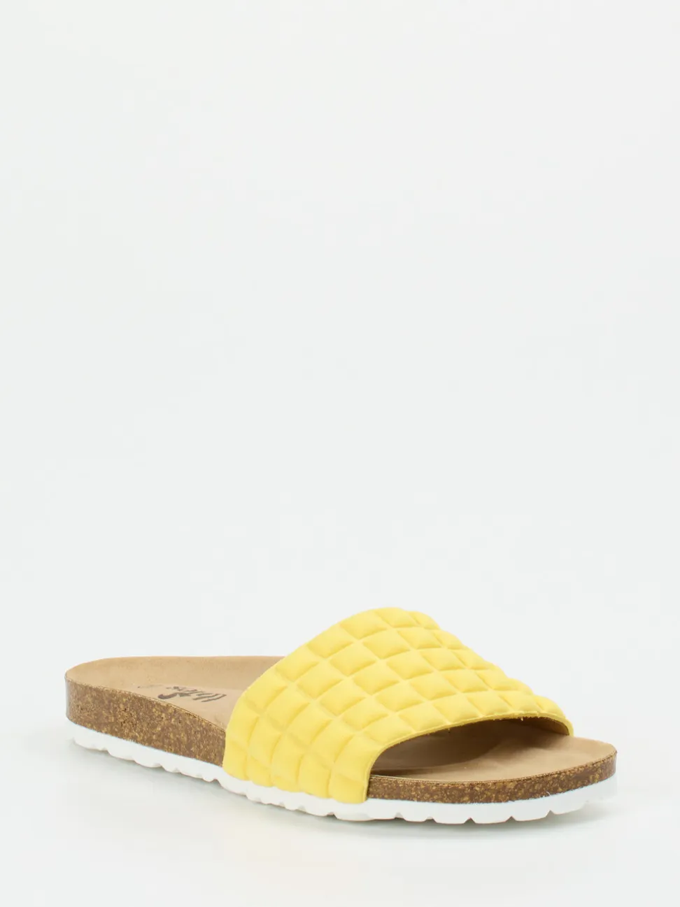 Thies – Slides aus Textil in Pastellgelb
