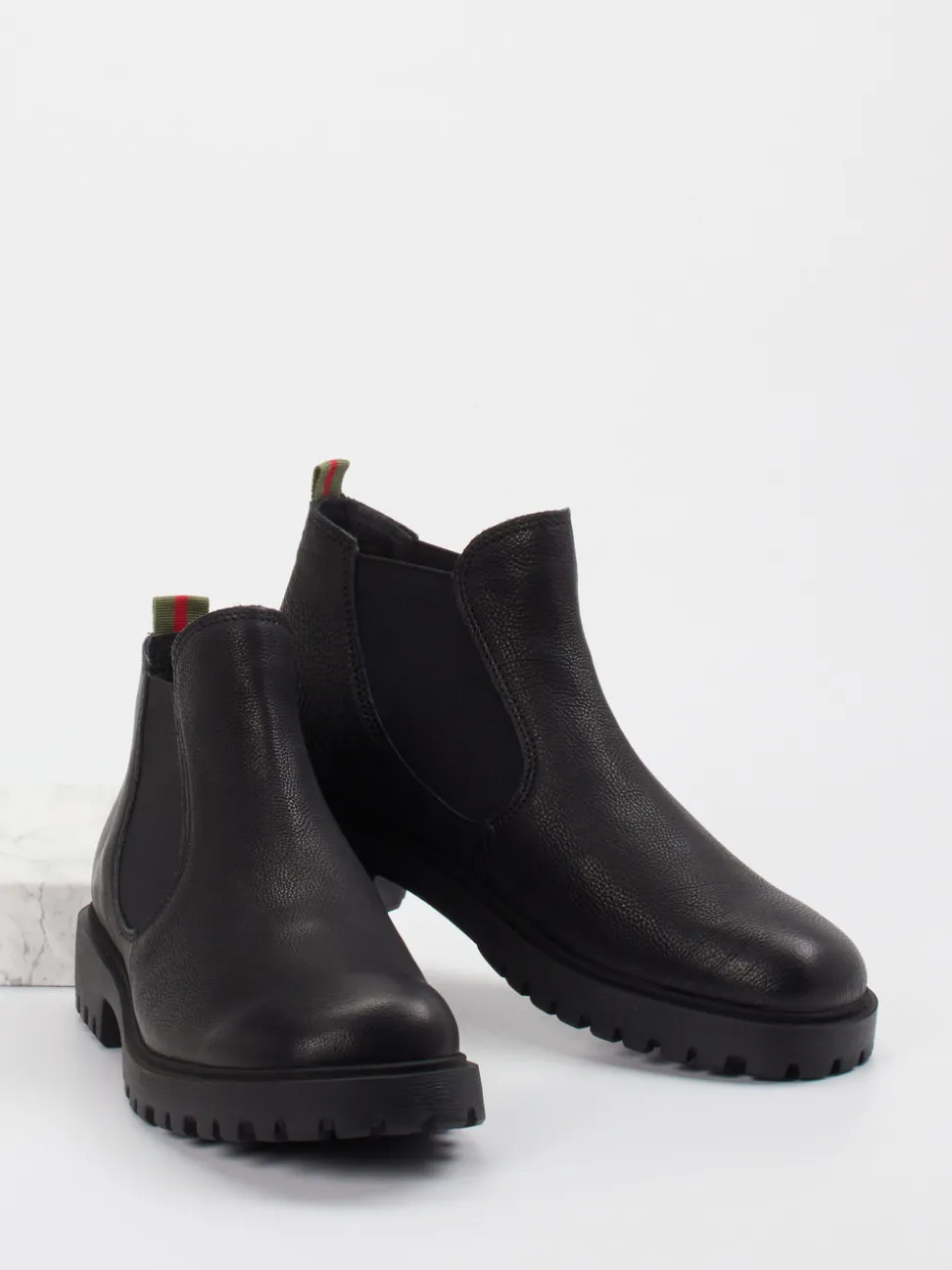 Think – Chelsea Boot aus Kalbleder schwarz