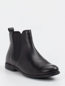 Think – Chelsea Boots aus Kalbleder schwarz