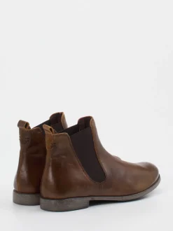 Think – Chelsea Boots aus Kalbleder braun