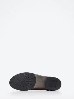 Think – Chelsea Boots aus Kalbleder braun