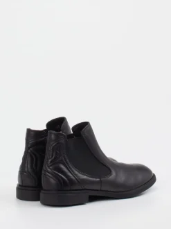 Think – Chelsea Stiefelette aus Kalbleder schwarz